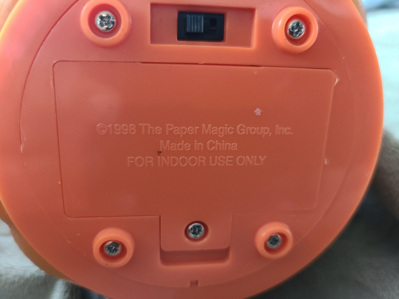 The Paper Magic Group Battery Operated Light Up Pumpkin Blow Molds 1998