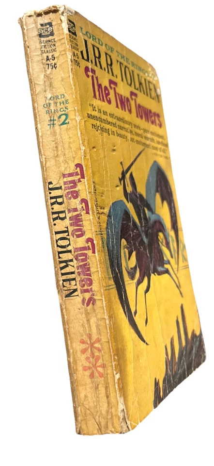 Lord Of The Rings Two Towers Ace Books A-5 1965 J.R.R. Tolkien Hobbit Pirate Ed. - Image 3 of 4