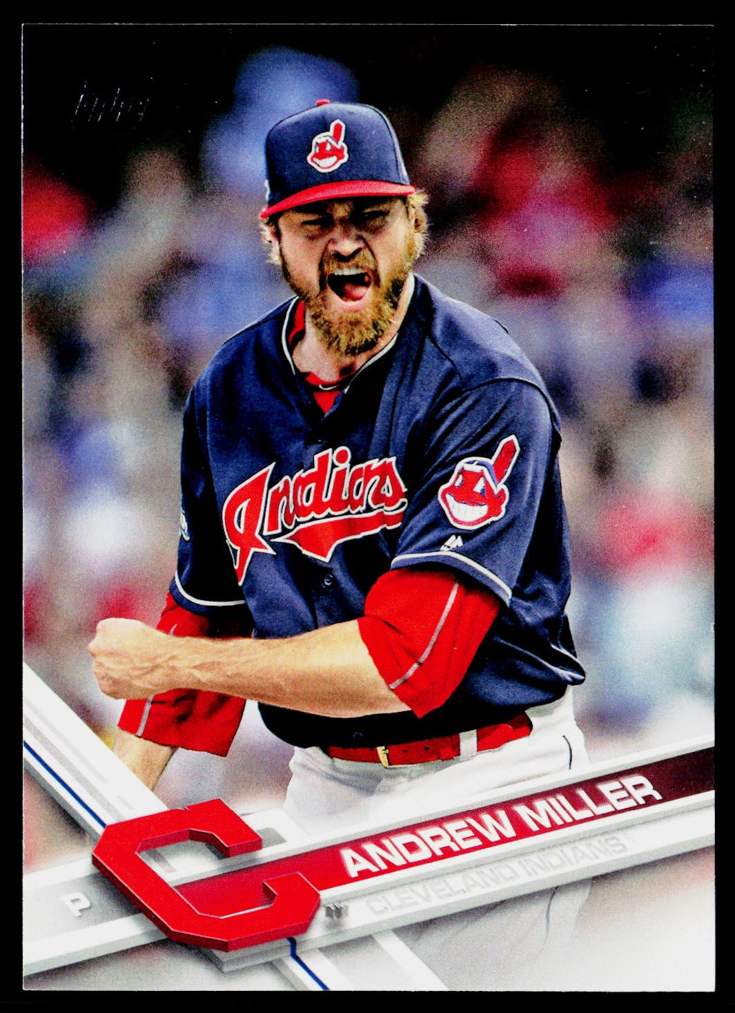 2017 Topps Cleveland Indians 5x7 #CLE-12 Andrew Miller #/99