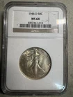 1946-D Walking Liberty Half Dollar NGC MS64