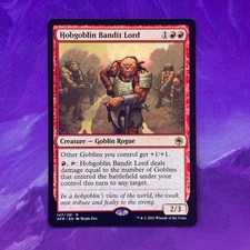 Hobgoblin Bandit Lord MTG 147 AFR Adventures in the Forgotten Realms Goblin Red