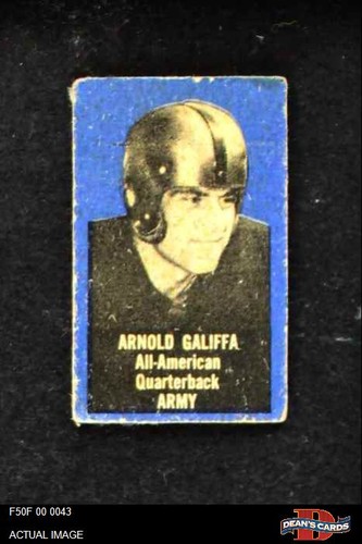 Arnold Galiffa 1950 Topps Felt Backs card