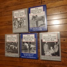 NEW SEALED Photographic History Civil War 5 Volume Set HC 1987 Blue Grey Press