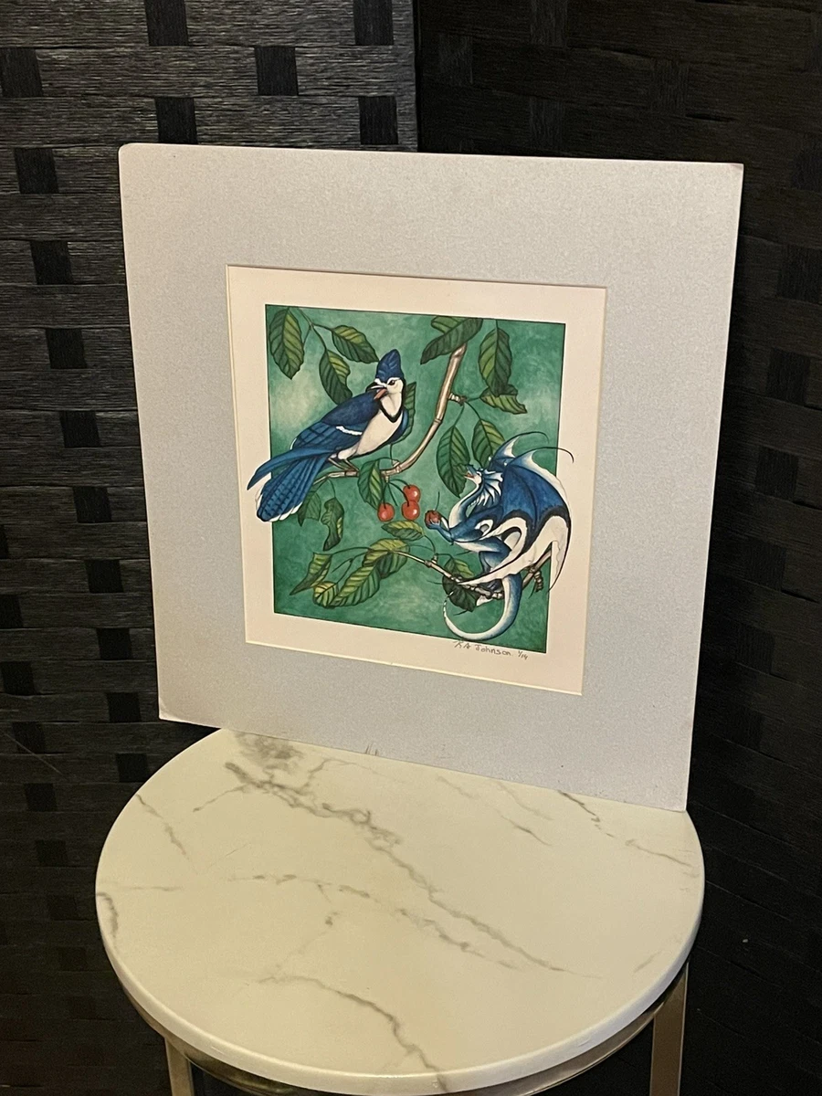 水彩画鸟艺术绘画| eBay