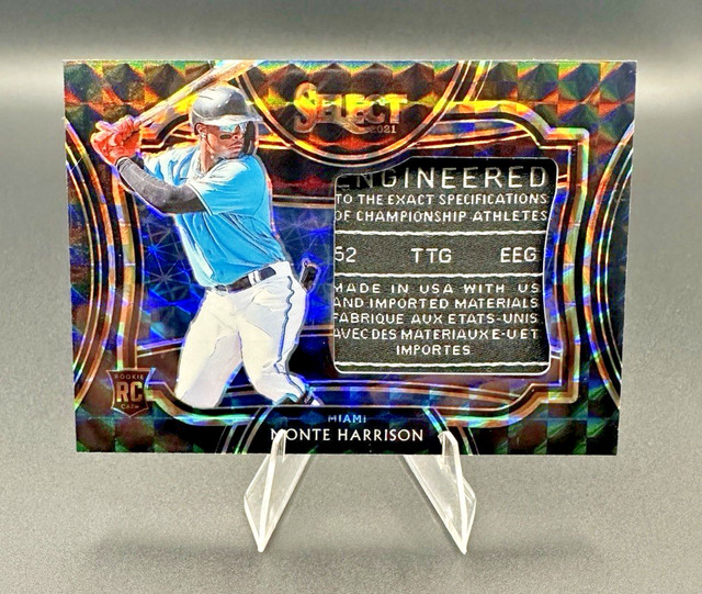 2021 Select Monte Harrison Rookie RC Laundry Tag 1/1