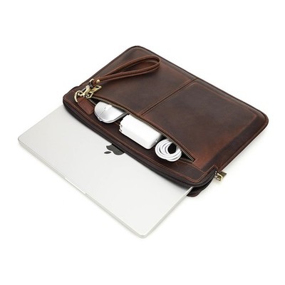 Genuine Leather Sleeve Case Carrying bag For Macbook Neo Air Pro