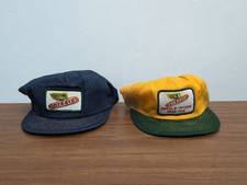 Vintage K Products Dekalb Seed Patch Hat Cap Snapback USA All Mesh Denim