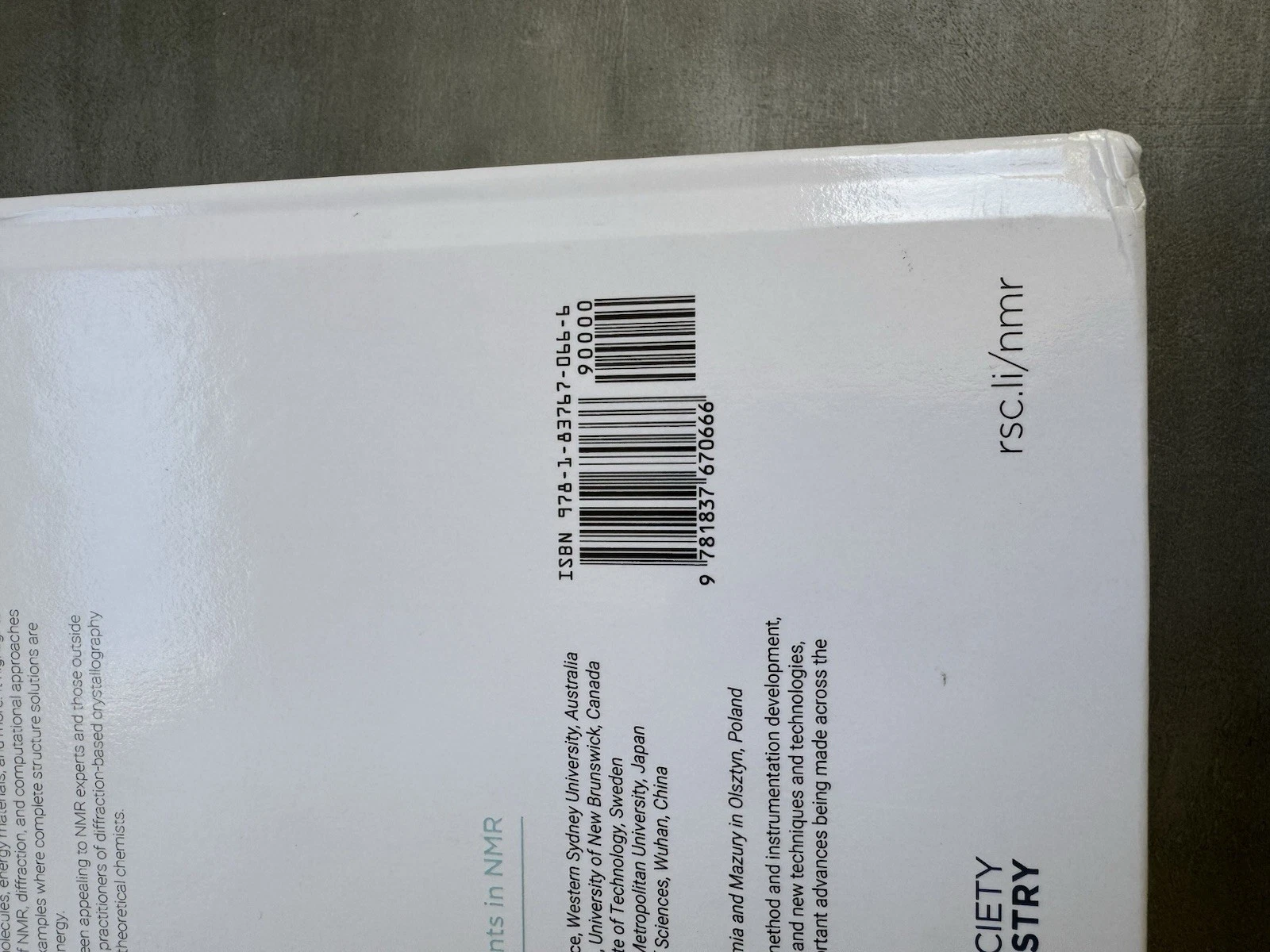 Modern NMR Crystallography David L Bryce 9781837670666 New Slightly Damaged 4
