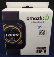 Amazfit (A2215-BLACK) BIP 5 Smart Watch, Soft...