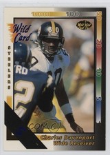 1992 Wild Card 5 Stripe Charles Davenport #444 Rookie RC 0q3. rookie card picture
