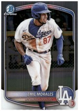 2025 Bowman #BCP-127 Emil Morales Chrome Prospects