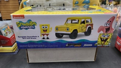 NIB 2024 1973 FORD BRONCO SPONGEBOB SQUAREPANTS FIGURE HOLLYWOOD