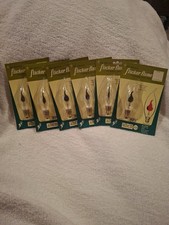 ABCO Flicker Flame 2-3 Watt Light Bulb 03756 Lot Of 6 Vintage