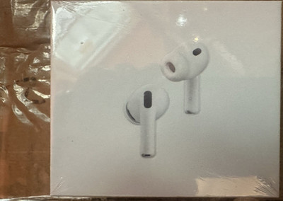 Apple AirPods Pro 3 Wireless Earbuds White Noise Cancellation Built-In Mic
