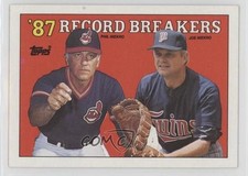 1988 Topps Record Breakers Phil Niekro Joe Niekro #5 HOF 17fc