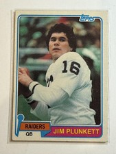 1981 Topps #135 Jim Plunkett