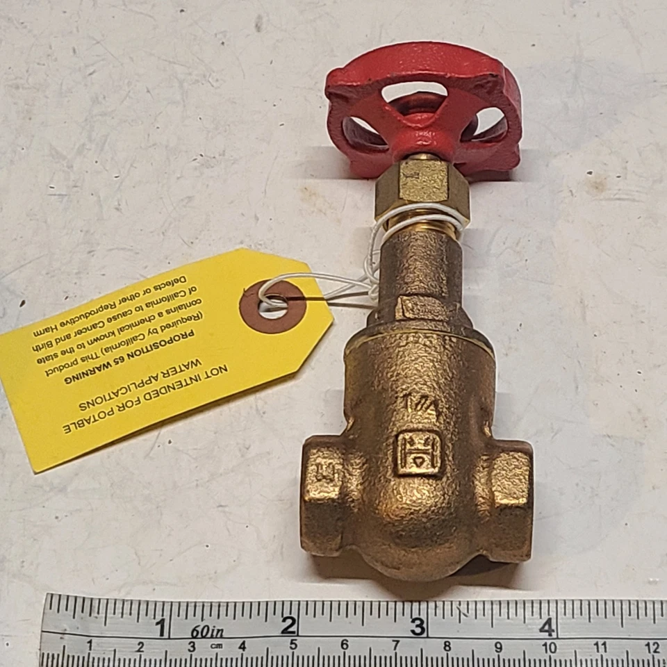 MILWAUKEE VALVE Gate Valve: Class 125, 1/4" Pipe Size, 200 psi Max., 148 - Image 3 of 4
