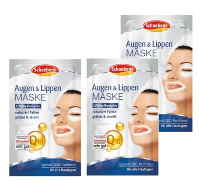   Schaebens   Augen & Lippen Lifting-Maske ~ Panthenol ~ Set: 3x4=12 x 1,5ml