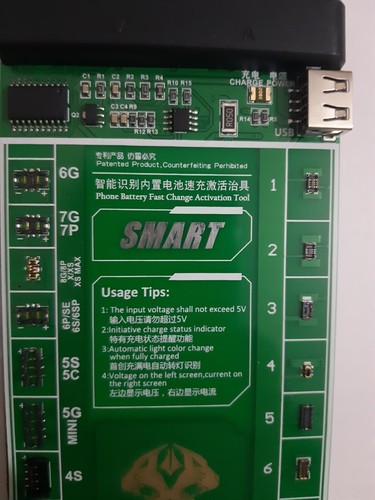 Battery Activation Circuit Board Charger Tester iPhone X XS MAX 5s 6 6s 7 Plus 8 - Picture 5 of 8