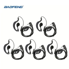 5X Headset Earpiece Mic For Baofeng UV-5R III BF-888S Retevis RT22 Walkie Talkie