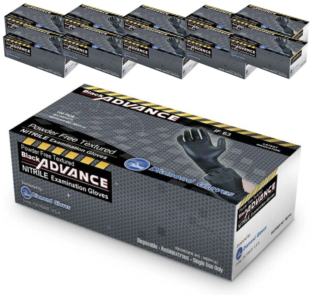 10 Cajas De Guantes De Nitrilo Azul Bodyguards - Talla Grande - 1000 Guantes Desechables - ¡Perfectos Para Taller O Limpieza!