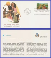 USA6 #2162 U/A FLEETWOOD FDC   Big Brothers/Sisters 40th Anniversary Boy Scouts