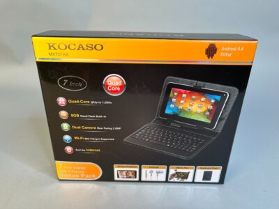 KOCASO  7'' Tablet with Multi-Touch Screen MX737 Android 4.4 KitKat New in Box