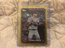 Jacob Stallings 2024 Topps Update yellow crackle /50