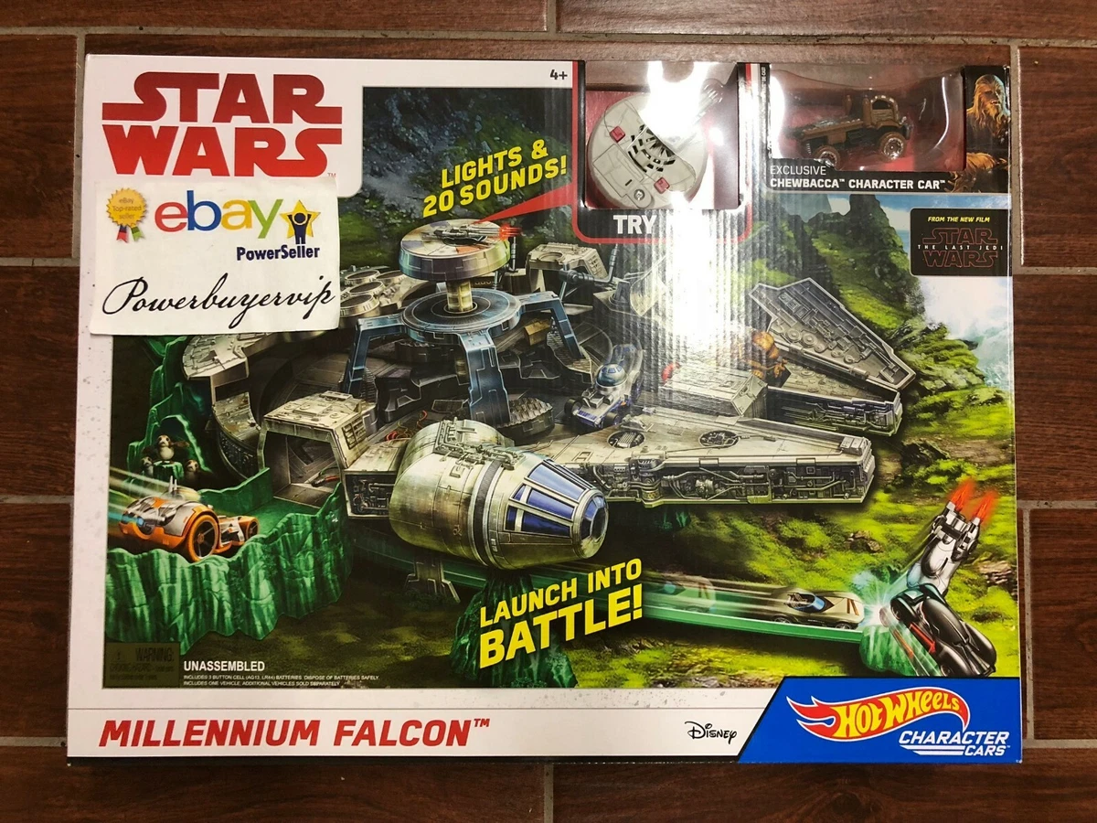 Hot wheels millennium falcon playset outlet