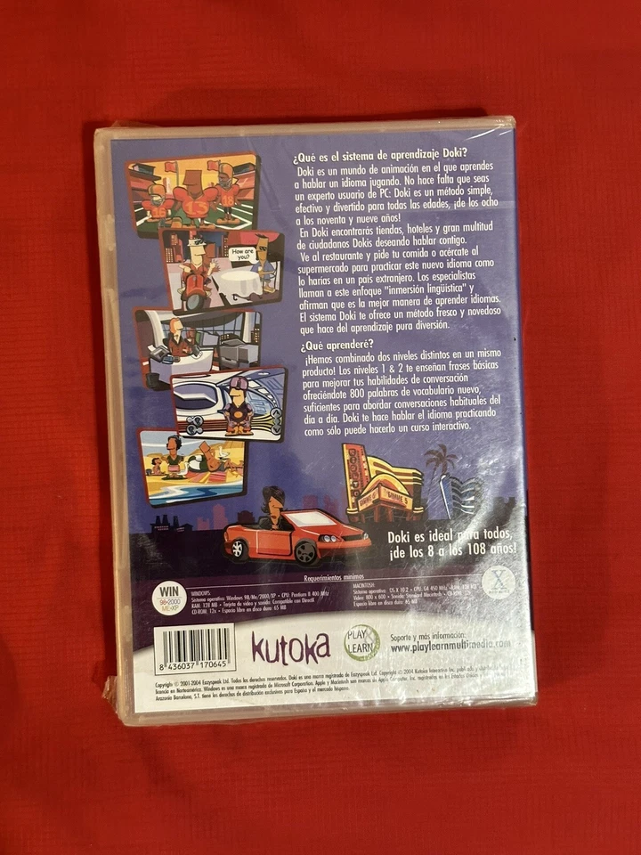 Eazy Speak ingles niveles 1&2 CD ROM Windows 98/Me/2000/XP /Mac OS 10.2 - Image 2 of 2