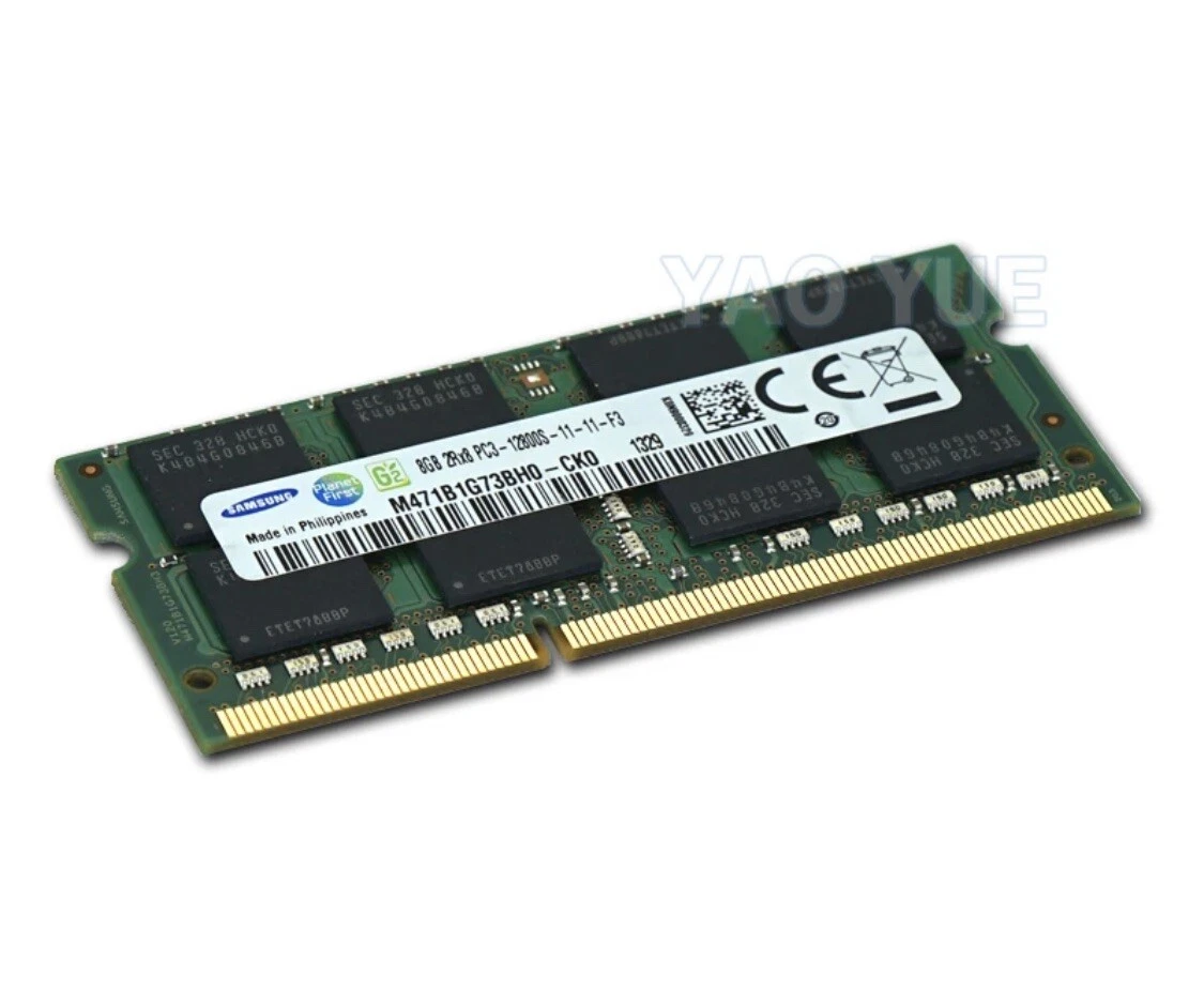 Barrette RAM SO-DIMM 8Go DDR3 PC3L-12800S – DDR3L 1600MHz, Portable, Occasion
