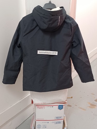 HOLLISTER KUNSTFELL GEFÜTTERTE ALLWETTERJACKE SCHWARZ HERREN GRÖSSE SMALL - Bild 2 von 12