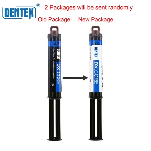 Núcleo de resina compuesto de doble cura dental DX.CORE Dentex acumulación A2/A3 VIP - Imagen 3 de 32