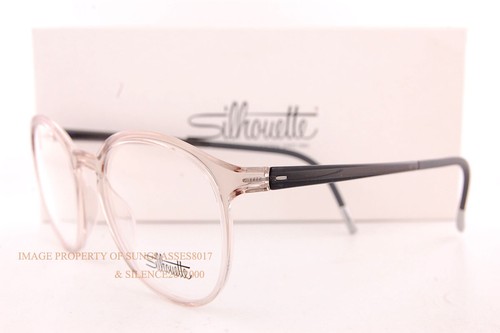 Brand New Silhouette Eyeglass Frames Eos View 2929 8510 Smoky Blossom 51mm - Picture 3 of 5