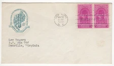 SSS:  House of Farnam  US  FDC 1939  3c   Washington Inauguration     Sc # 854