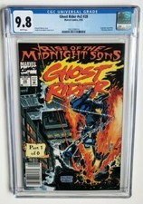 GHOST RIDER #28 CGC 9.8 +NEWSSTAND+ *1ST APP MIDNIGHT SONS* INCLUDES OG POSTER