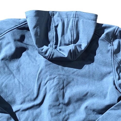 Rivers Mens Winter Jacket Hoodie Top Sz LG Blue L/S Full Zip Pockets Windproof - Picture 5 of 10