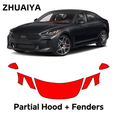 Hood Precut PPF Paint Protection Film For KIA Stinger GT 2022-2024