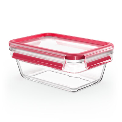Emsa CLIP & CLOSE GLAS Aufbewahrungsbehälter Glasbehälter Frischhaltedose 0,85L