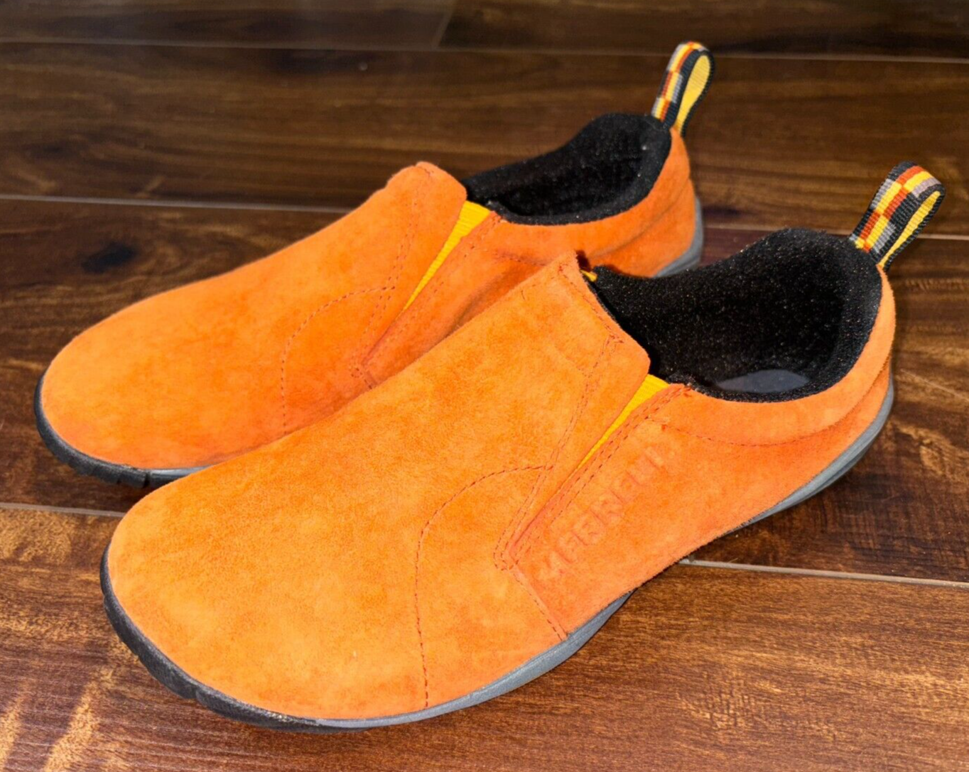 Scarpe da trekking flessibili Merrell da donna slip on serie M Connect arancioni US 6