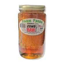 PEINE DE MIEL DE ALBERRY CRUDO PURO 1 lb 454 g 16 oz 100 % PURO CRUDO SIN FILTRAR