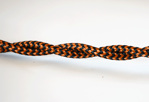 Copper Kettle Twisted Wire Lamp Cord Pendant Light-Steampunk Lamp Retro Cord - Picture 1 of 2