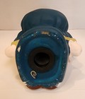 Vintage Lefton Chalkware Boy Doll Piggy Bank Yarn Hair Big Head Blue 5" Japan — photo 5