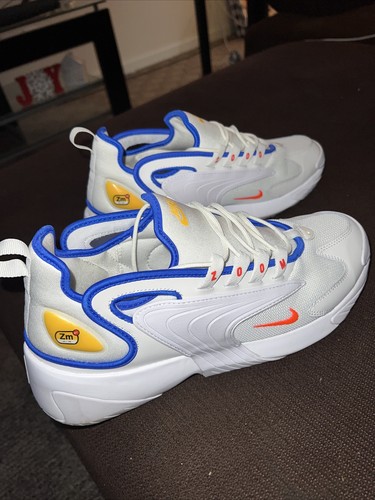 Men Nike Zoom 2K 2000 Training Shoes White Blue Yellow Bright Crimson Size  11 | eBay