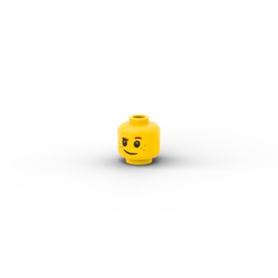 Child Eyebrows Freckles White Pupils Crooked Smile   LEGO  Minifigures / LH 110