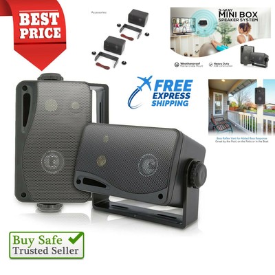 41 Top Photos Backyard Speaker System - Rockville GB1 Backyard Movie Theater Speaker System W ...