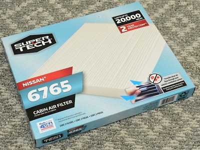 Super Tech Cabin Air Filter 6765, Replacement Air/Dust Filter for Nissan