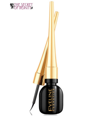 Eveline Celebrities Widelash Liquid Eyeliner Black Precise Thin Brush Black 1 Stück