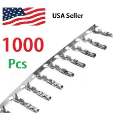 1000pcs 2.54mm Dupont Jumper Wire Cable Housing Female Pin Connector Terminal 