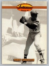 💎1993 Ted Williams Baseball #80 Manny Sanguillen - Pittsburgh Pirates💎